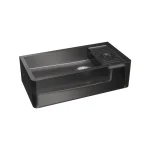 Riho SOLID FROSTED 41x21 cm jobbos kézmosó, Smoke W046002F01Riho Korlátozott ajánlat