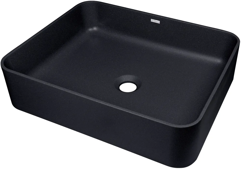 Akciós ár Deante TEMISTO 50x40 cm pultra ültethető gránit mosdó, nero CQT_NU5SDeante