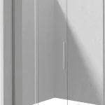 Kedvezmény Deante PRIZMA 100 cm Walk-in tolóajtós zuhanyfal, szálcsiszolt acél KTJ_F30RDeante