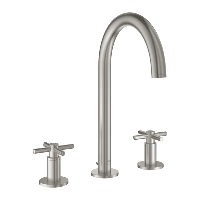 Grohe Atrio 3-lyukas mosdócsaptelep L-es méret, supersteel 20643DC0Grohe Vásárlói kedvenc