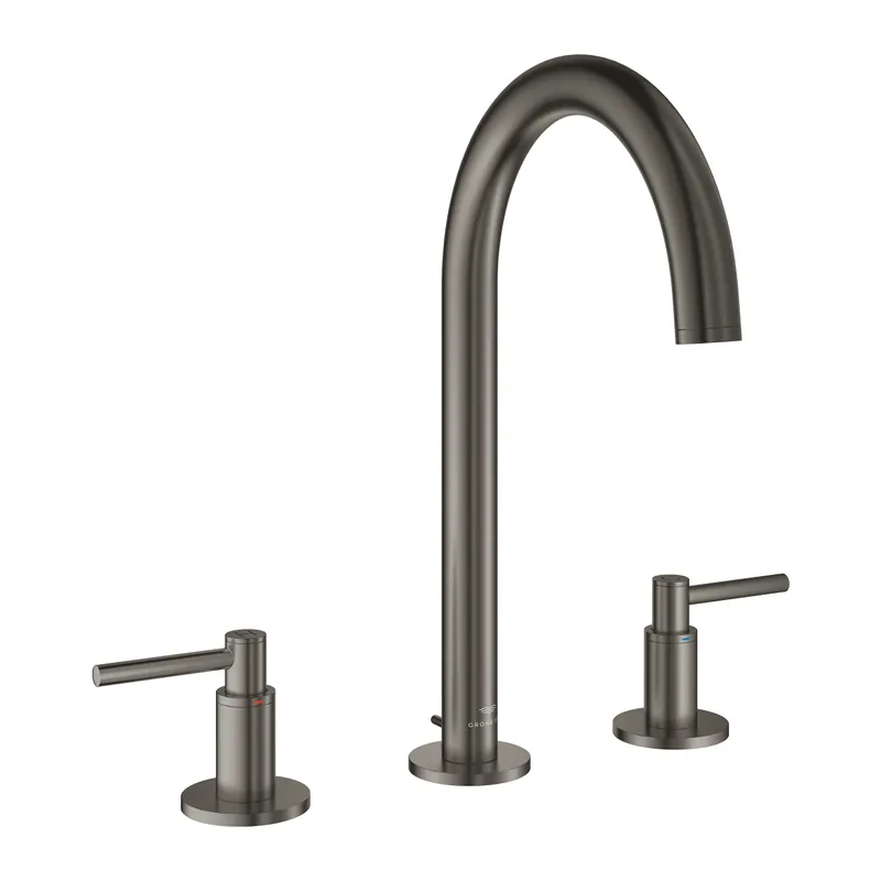 Grohe Atrio 3-lyukas mosdócsaptelep L-es méret, Brushed Hard Graphite 20649AL0Grohe Különleges ajánlat