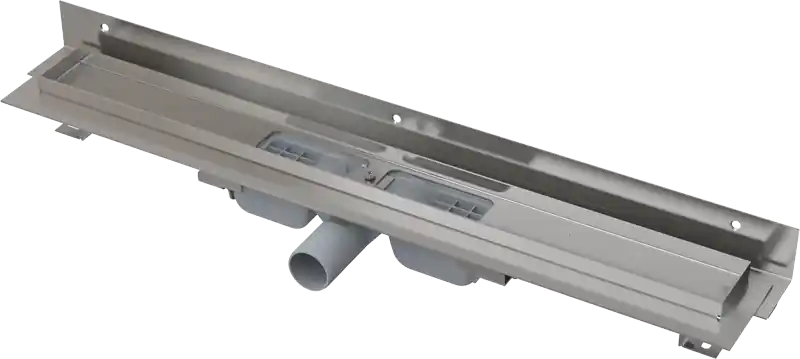 ALCA (Alcaplast) APZ104 Flexible Low zuhanyfolyóka falhoz beállítható szigetelési gallérral, peremmel perforált rácsokhoz APZ104-750Alcaplast Outlet
