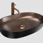 Outlet REA Cleo 61 Copper Bush/Black pultra ültethető mosdó REA-U6383Rea