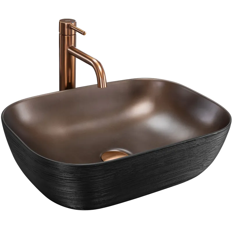 Ajánlat REA Belinda Copper Bush/Black pultra ültethető mosdó REA-U6384Rea