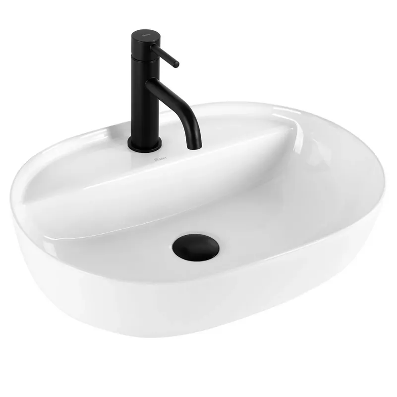 Csak ma REA Aura 51 pultra ültethető mosdó 50,5x38,5 cm REA-U4620Rea