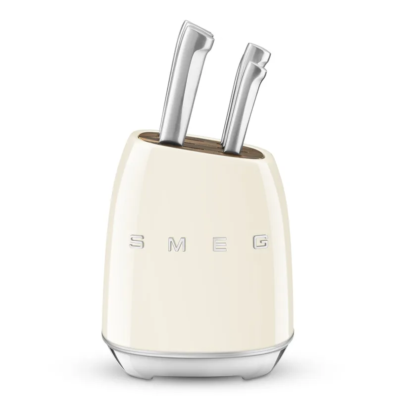 Újdonság SMEG retro kés készlet, bézs KBSF02CRSMEG