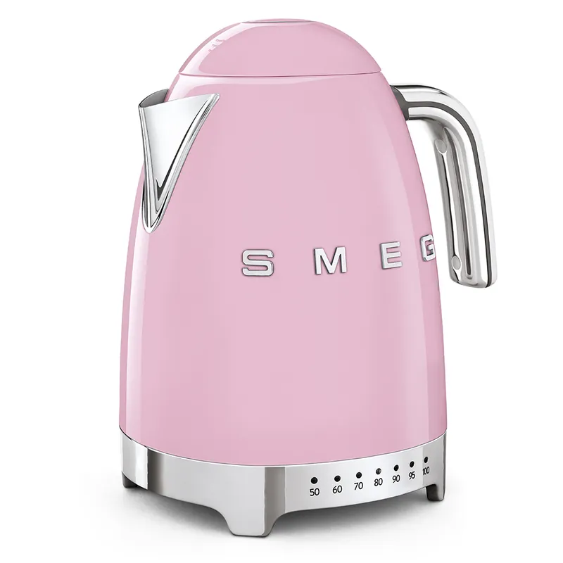 Legjobb ár SMEG retro vízforraló hőmérséklet szabályzóval, rózsaszín KLF04PKEUSMEG