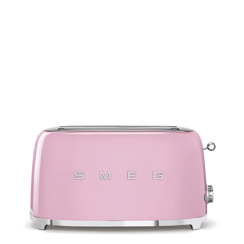 Szuper akció SMEG retro 4 szeletes kenyérpirító, rózsaszín TSF02PKEUSMEG