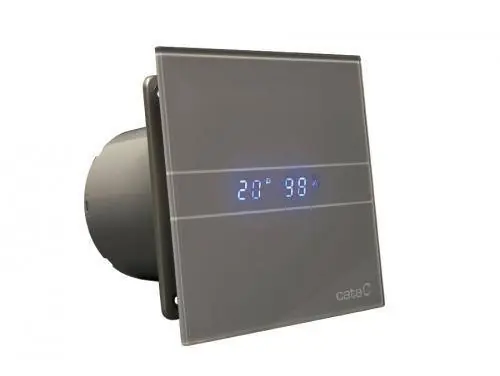 Árcsökkenés Cata E-100MSTH ventilátor utószellőztető/páraérzékelő funkcióval, szürke 00900903Cata