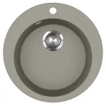Szuper akció EVIDO Tondo kerek gránit mosogató, 505 mm, platina 442067Evido