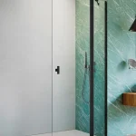 Outlet Radaway Nes Black KDD II 100 cm jobbos Walk-in zuhanyfal, matt fekete 10031100-54-01RRadaway