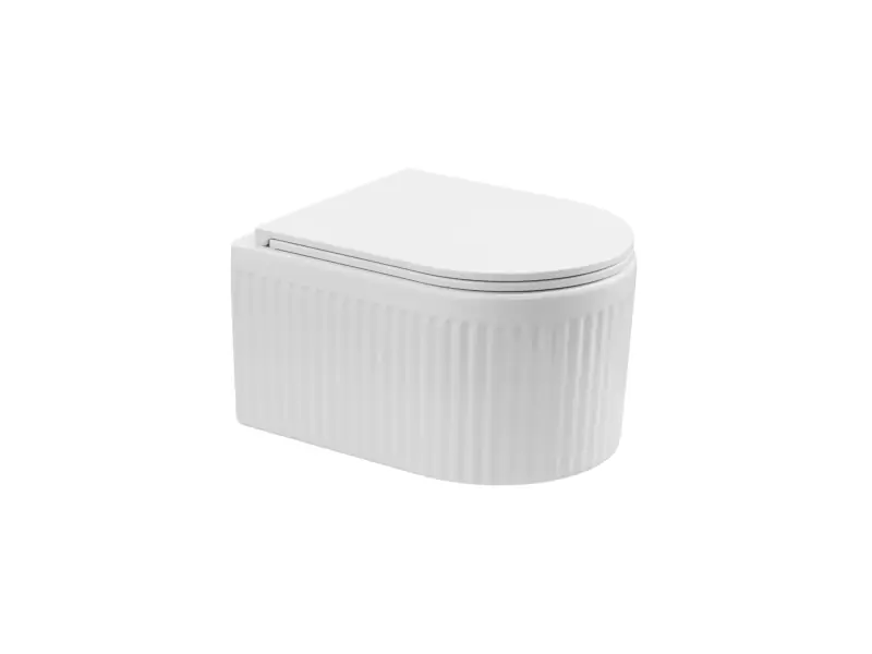 Legjobb ár Invena GLAMOUR struktúrált fali wc csésze, QFS, soft-close ülőkével, fehér CE-92-001-LInvena