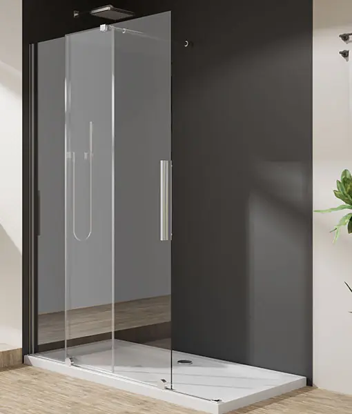 Niwell EXAN részben eltolható walk-in zuhanyfal 100 cm NWWI-EXAN100NIWELL Gyors kiszállítás