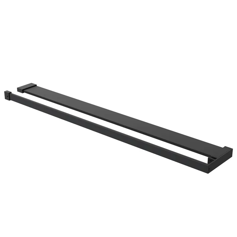 Niwell walk-in polc és törölközőtartó 90 cm, matt fekete NWKIE-WTT90-BNIWELL Kihagyhatatlan ajánlat
