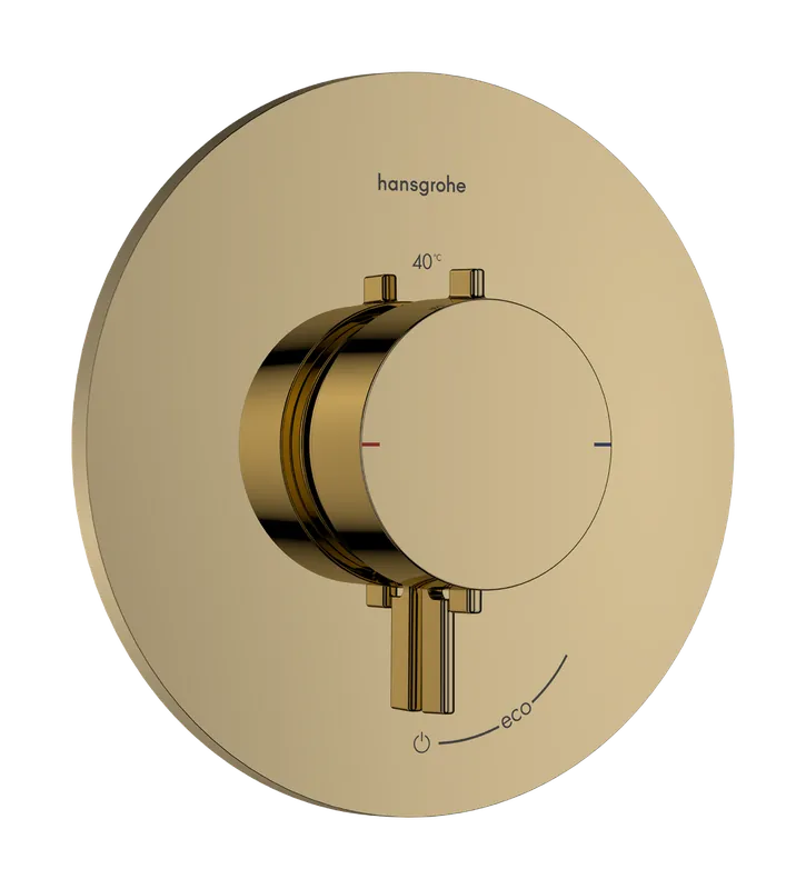 Expressz kézbesítés Hansgrohe Ecostat Comfort S 1 funkciós falsík alatti termosztát, polírozott arany 33714990Hansgrohe