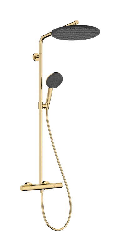Hansgrohe Raindance Alive S Puro Showerpipe Ecostat Element 300 1jet termosztátos zuhanyrendszer, polírozott arany 24592990Hansgrohe Akciós ár