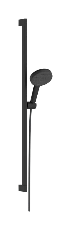 Olcsó Hansgrohe Raindance Alive Select S EcoSmart 125 3jet kézizuhany 90 cm zuhanyrúddal, matt fekete 24601670Hansgrohe