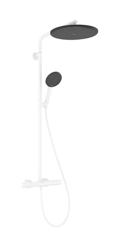 Ajánlat Hansgrohe Raindance Alive S Puro Showerpipe Ecostat Element 300 1jet termosztátos zuhanyrendszer, matt fehér 24593700Hansgrohe