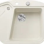 BLANCO DELTA II-F törtfehér tart., SZINTBE ÉPÍTÉS Gránit Mosogató 527056Blanco Gyors kiszállítás