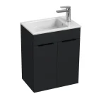 Árcsökkenés Jika Cube alsószekrény 50x34 cm-es mosdóval, matt antracit H4536411763521Jika