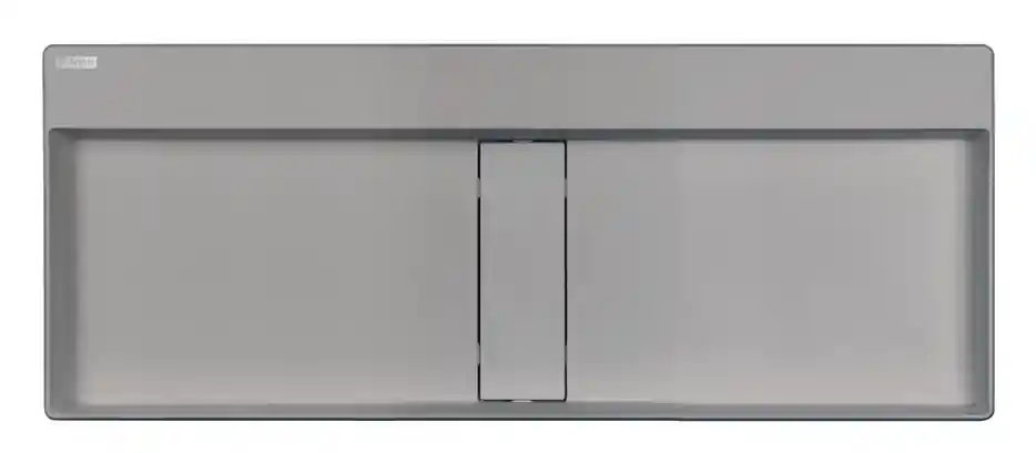 Legjobb ár Deante Blur Gránit pultra tehető mosdókagyló lefolyófedéllel 100x40 cm, metál szürke CQB_SU1SDeante