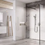 Ravak Corner 120x80 cm Walk-In zuhanykabin Transparent üveggel, fekete GW1CG430SZ1Ravak Szezonális akció