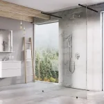 Ravak Free 130 cm Walk-In zuhanyfal Transparent üveggel, fekete GW9FJ030SZ1Ravak Különleges ajánlat