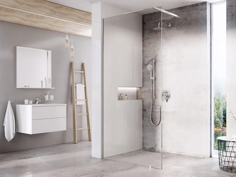 Ravak Wall 70 cm Walk-In zuhanyfal Transparent üveggel, krómhatású GW9W10C0SZ1Ravak Különleges ajánlat