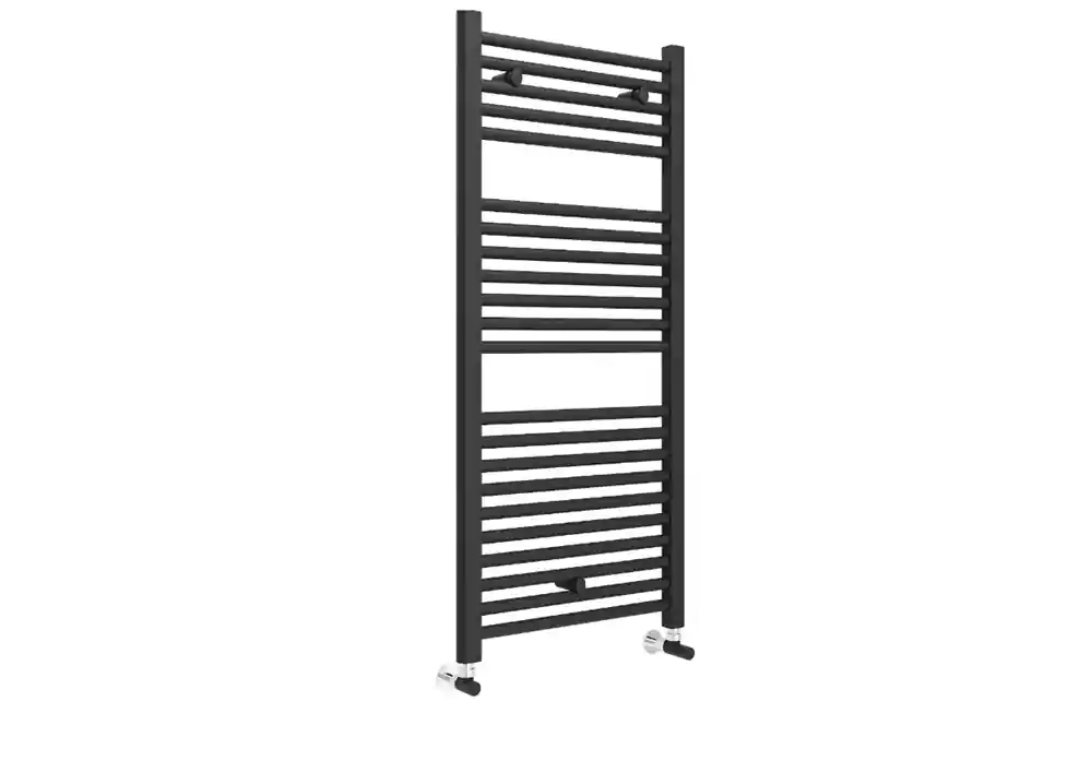 Biztonságos fizetés Lazzarini Sanremo egyenes törölközőszárítós radiátor, matt fekete 690x500 mm 389291Lazzarini