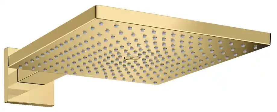 Vedd meg online Hansgrohe Raindance E 300 Air 1jet fejzuhany 390 mm zuhanykarral EcoSmart 9 l/perc, polírozott arany hatású 26239990Hansgrohe