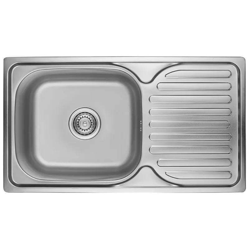 LAVEO ORION egymedence csepptálcás inox mosogató szifonnal SKO_011TLaveo Exkluzív ajánlat