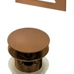 Deante click-clack-os kád le- és túlfolyó, szálcsiszolt bronz KYY_C10BDeante Ajánlat