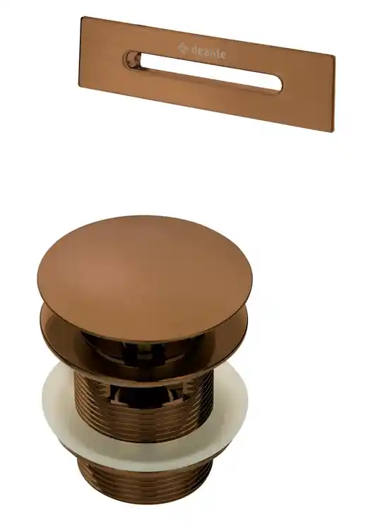 Deante click-clack-os kád le- és túlfolyó, szálcsiszolt bronz KYY_C10BDeante Ajánlat