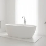Vásárlói kedvenc Inspiro Design Ravello 170x75 cm szabadon álló kád, fehér RA170x75Inspiro Design