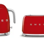 SMEG retro vízforraló és kenyérpirító szett, piros TSF01RDEU/KLF03RDEUSMEG Korlátozott ajánlat