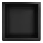 Gyors szállítás Balneo Wall Box One Inox falba süllyesztett polc gallérral 30x30x7 cm, matt fekete 5903943983254 (OB-BL1)Balneo