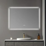 Vásárlói kedvenc Inspiro Design Vetro Smart 100x70 cm fürdőszobai tükör LED világítással TVE-100x70Inspiro Design