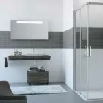 Vedd meg online Hüppe - Zuhanykabin 90x80x200cm, sarokbelépős tolóajtó, króm profil, vízlepergető üveg - C25202069322
