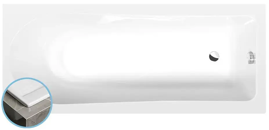 Különleges ajánlat Polysan - Bathtubs - Fürdőkád - 87111S