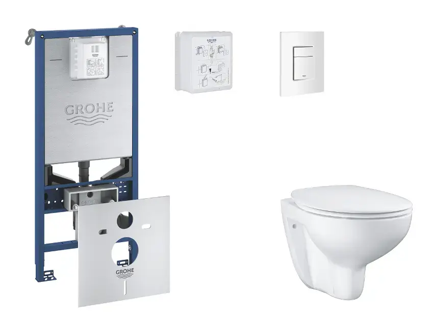 Utolsó esély Grohe - Rapid SLX - Fali WC szett - SANI11BB3101