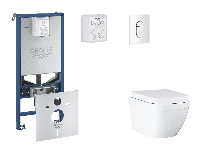 Kedvezmény Grohe - Rapid SLX - Fali WC szett - SANI11BB3106