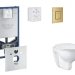 Grohe - Rapid SLX - Fali WC szett - SANI11BB4101 Gyors kiszállítás