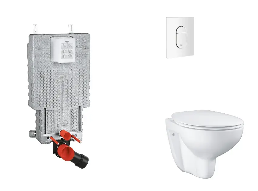 Prémium Grohe - Uniset - Fali WC szett - SANI15BB3102