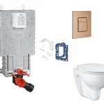 Vásárlói kedvenc Grohe - Uniset - Fali WC szett - SANI15BB4123