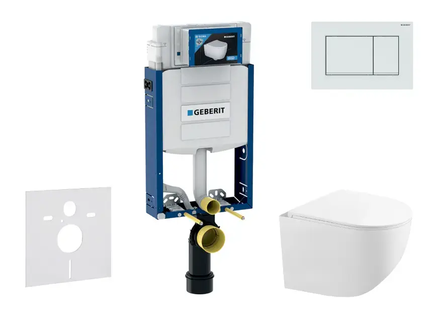 Azonnali szállítás Geberit - Kombifix - Fali WC szett - SANI15CA3130