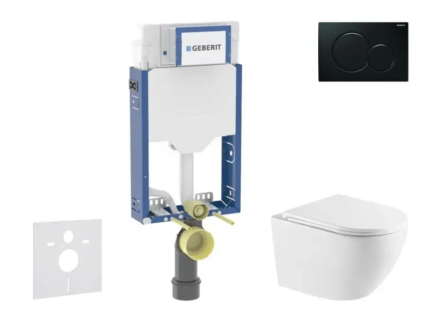 Szuper akció Geberit - Kombifix - Fali WC szett - SANI15CA5155