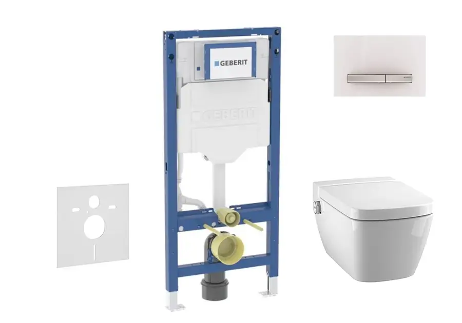 Olcsó Geberit - Duofix - Fali WC szett - SANI11CT3107